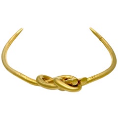 18 Karat Yellow Gold Gucci Necklace