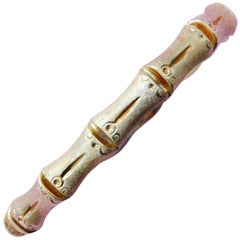 18 Carat Gold Bamboo Bracelet