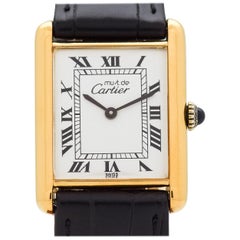 Vintage Cartier Tank Must de Men's Sized Watch, 1980s