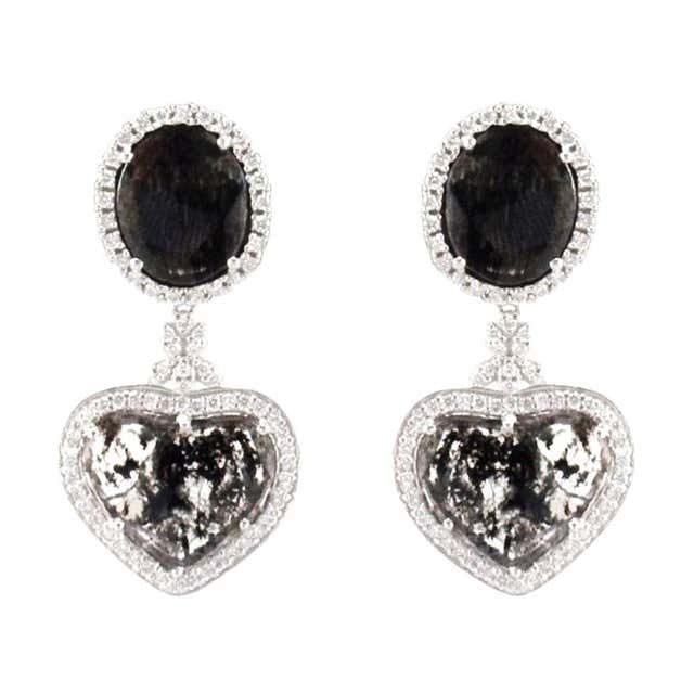 Diamond, Pearl and Antique Dangle Earrings - 8,244 For Sale at 1stdibs ...