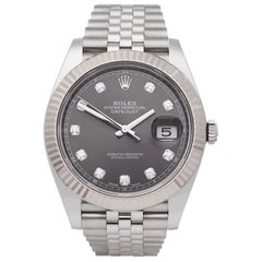 Rolex Datejust 41 126334 Stainless Steel & White Gold Gents Wristwatch