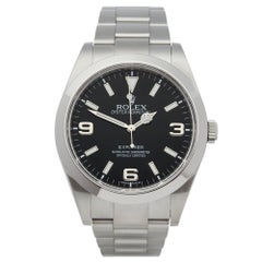 Used Rolex Explorer I 214270 Stainless Steel Gents Wristwatch