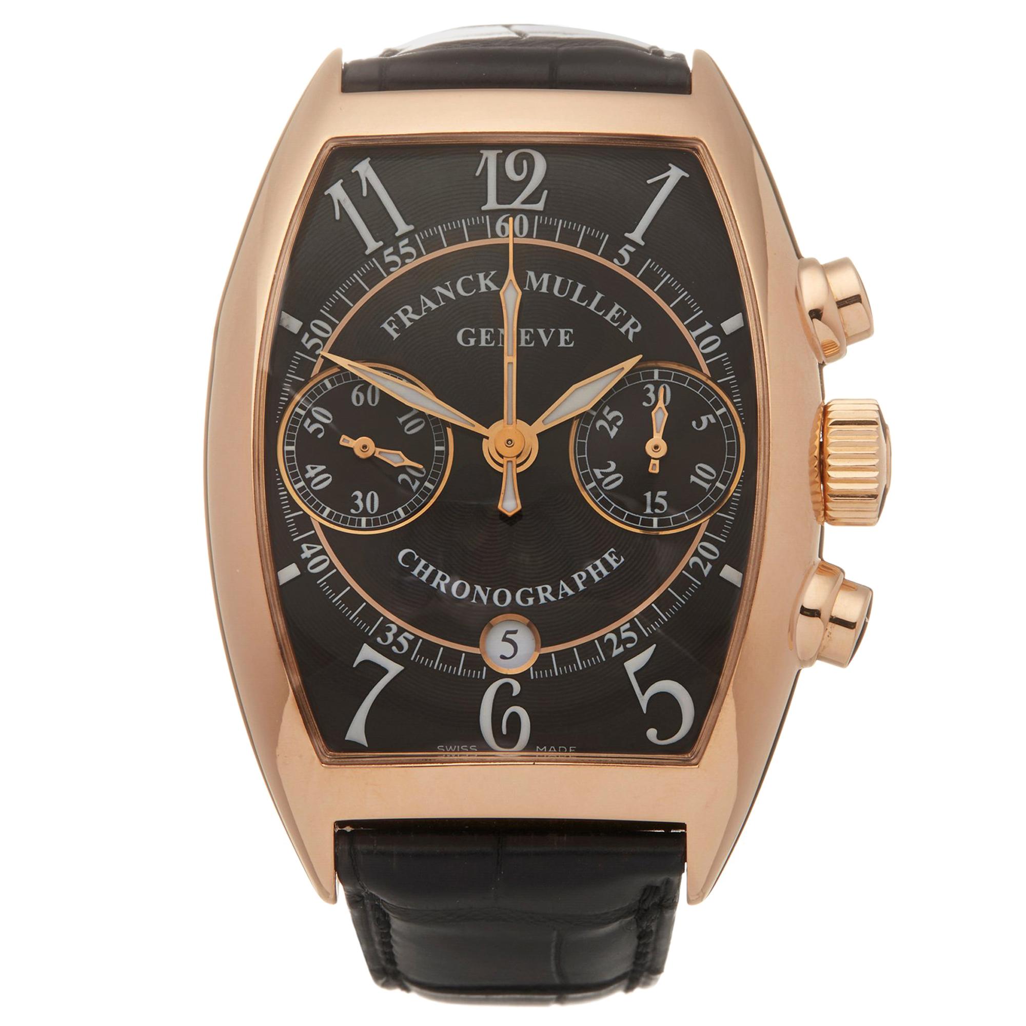 Franck Muller Casablanca 7880CCCDT Rose Gold Gents Wristwatch 