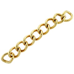 Diamond 18 Karat Rose Gold Link Bracelet