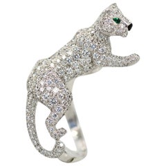 Cartier Diamond Walking Panthere Ring