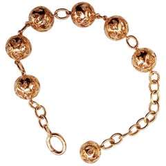 Chantecler Rose Gold Bracelet 6 Spheres