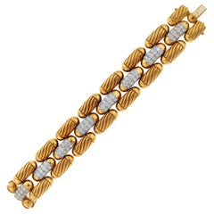Tiffany & Co. Yellow Gold and Diamond Bracelet