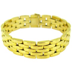 Cartier Maillon Panthere Yellow Gold 5-Row Link Bracelet