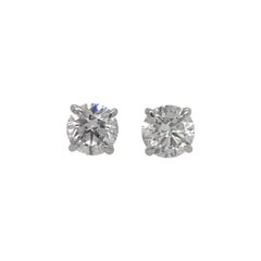 Diamond Stud Earrings 4.19 Carat I-J