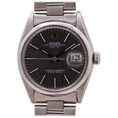 Rolex Oyster Perpetual Date Stainless Steel Ref 1500 Gray Dial, circa 1970