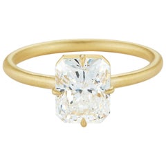 Radiant Cut Diamond Solitaire Engagement Ring