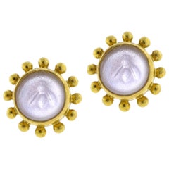 Elizabeth Locke Bumble Bee Earrings