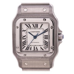 Cartier Santos Galbe Extra Large Stainless Steel Automatic, circa 2012