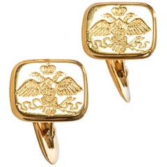 Nicholas I Romanov Eagle Cufflinks by Marie Betteley