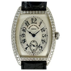 Franck Muller, Ladies Cintree Curvex Chronometro, 18 Karat Gold and Diamonds