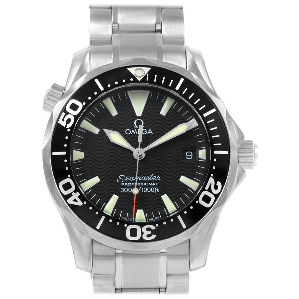 Omega Seamaster Midsize 36 Black Dial Steel Men's Watch 2262.50.00