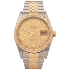 Rolex Datejust 36 Stainless Steel and 18 Karat Yellow Gold 16233