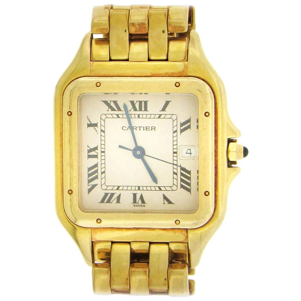 Cartier Panther Bracelet Quartz Wristwatch