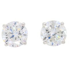 2.40 Carat Diamond Stud Earrings