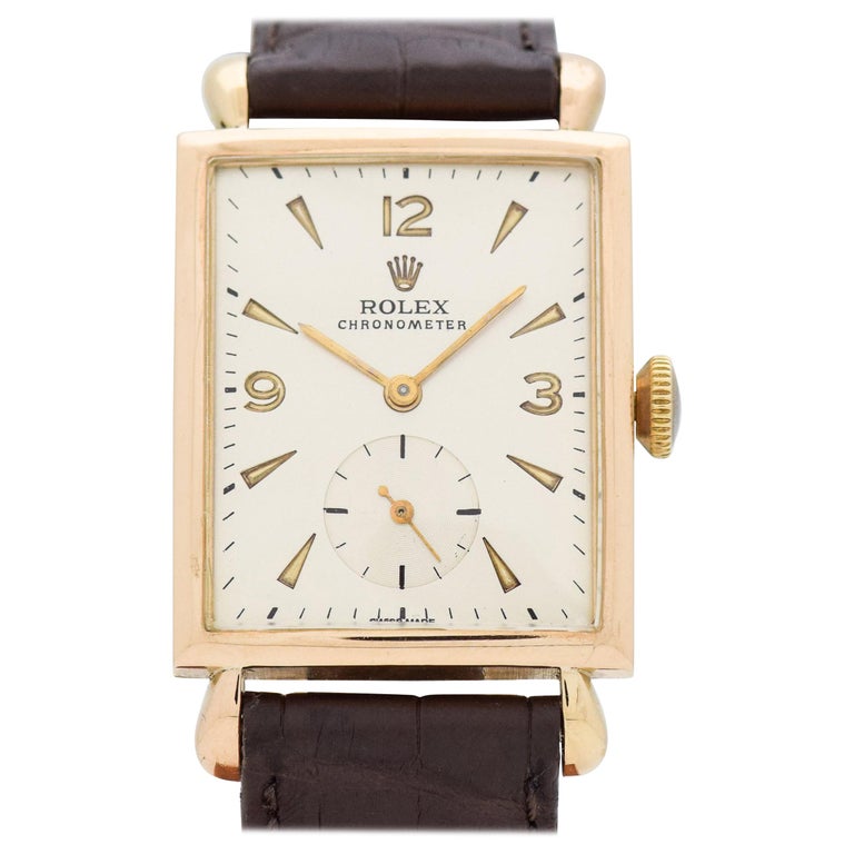 rolex rectangular watches for sale