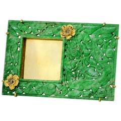 Jade Enamel Frames and Objects
