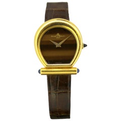 Vintage Baume & Mercier Wristwatch - 18k gold & Tigers Eye - 464325 - Women - 1990-1999