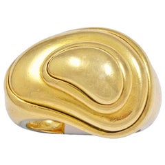 Vintage 18 Karat Gold Strata FRED of Paris Ring