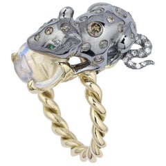 Sylvie Corbelin, Gold and Silver Mouse Ring