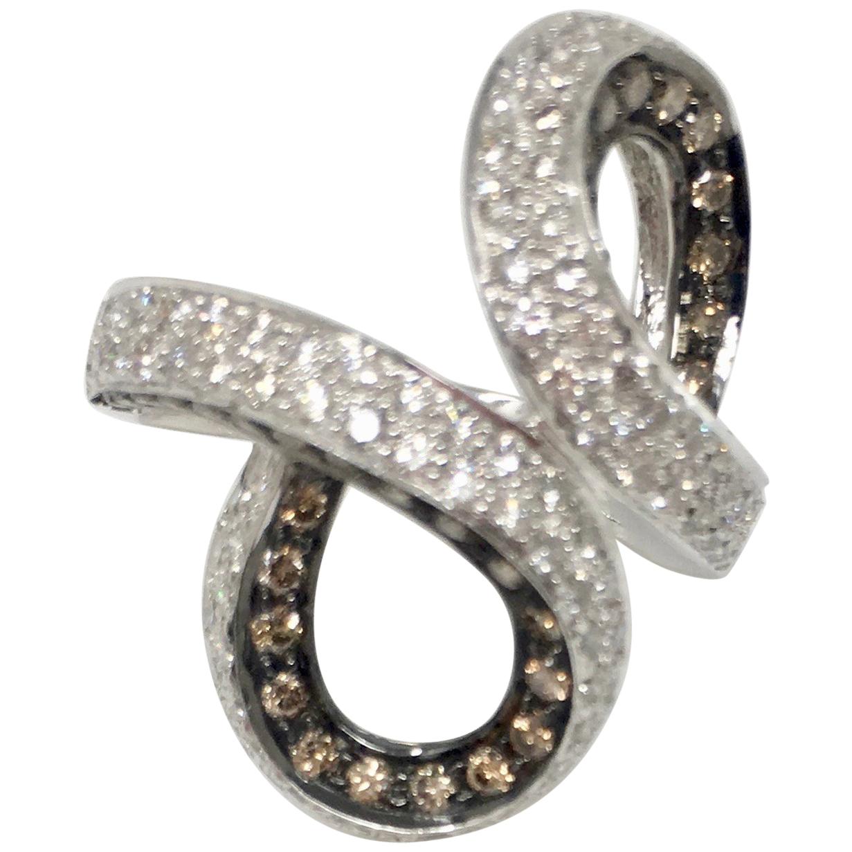 0.33ct Round Brilliant Diamond Engagement Ring In 9ct White Gold main image 1