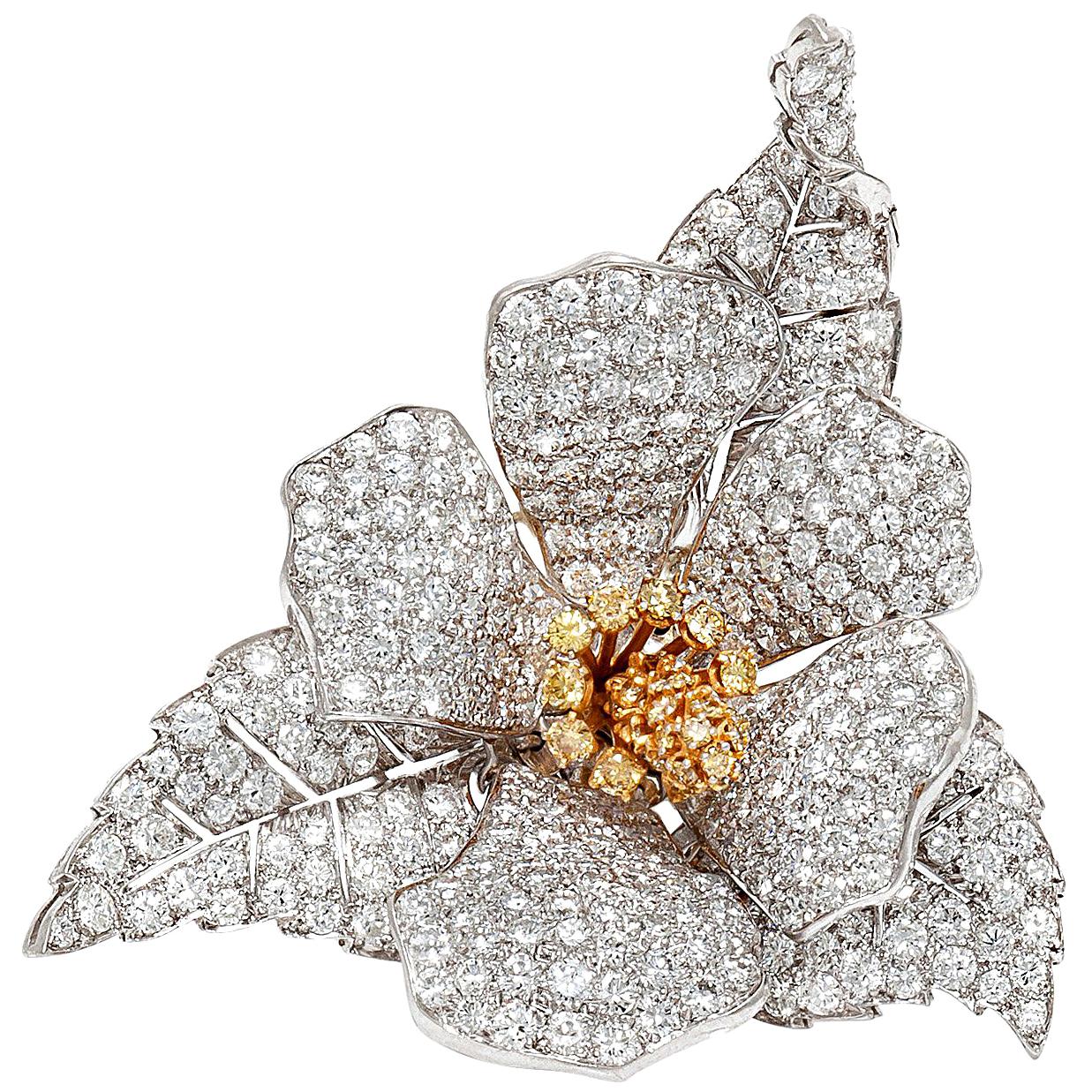 French Flower Brooch