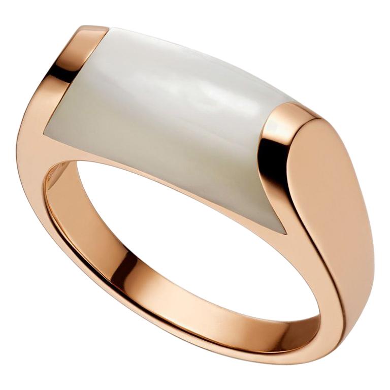 bulgari 18 carat rose gold ring