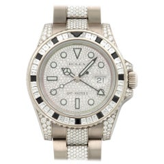 Rolex White Gold GMT-Master II Diamond Watch Ref. 116759