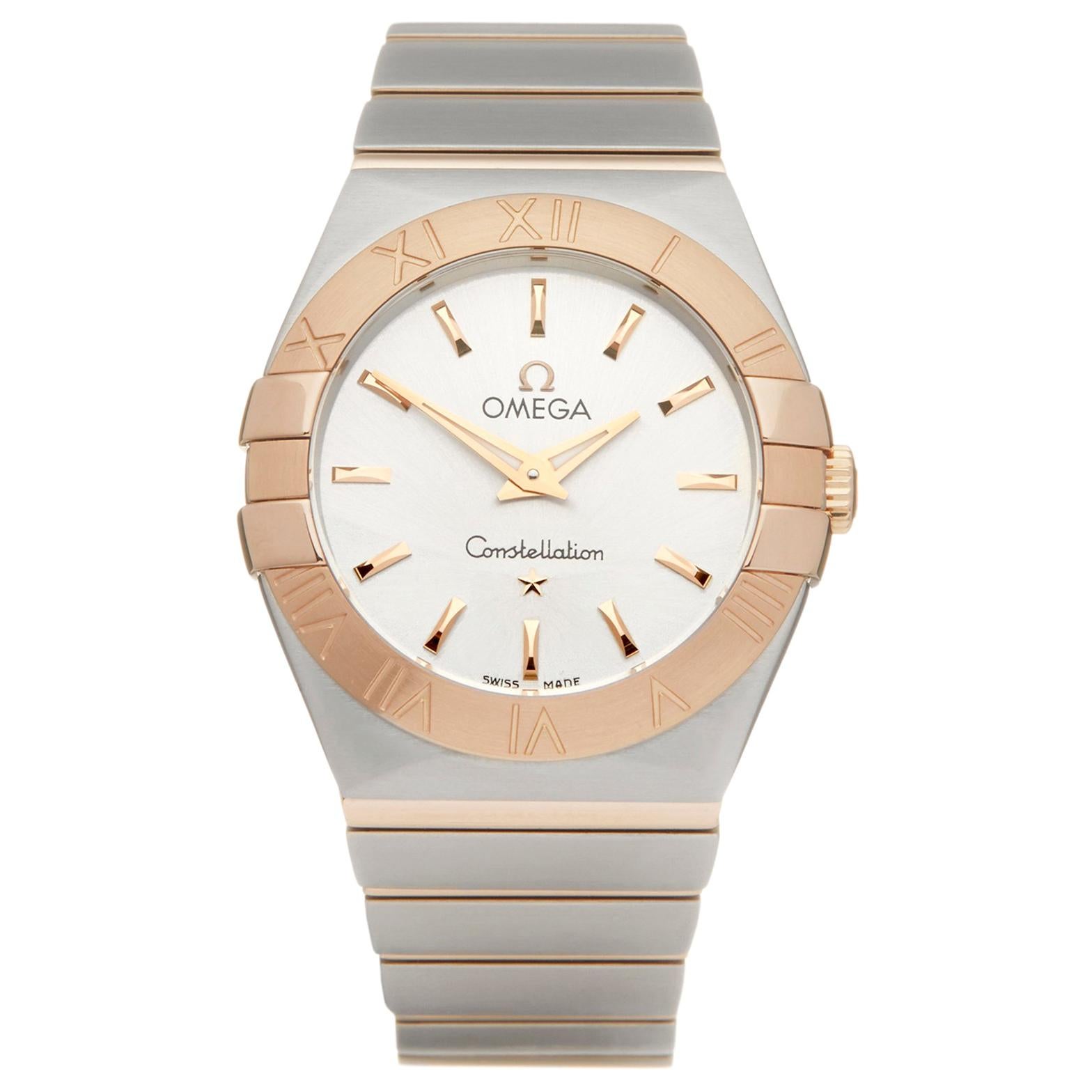Omega Constellation Stainless Steel and 18K Yellow Gold 123.20.27.60.02.004 