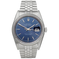 Rolex Datejust 36 Stainless Steel and 18 Karat White Gold 16234 Wristwatch
