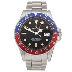 Vintage Rolex GMT-Master Stainless Steel 16750 Wristwatch