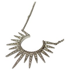 Cherie Dori 14 Karat White Gold 0.55 Carat Diamond Necklace