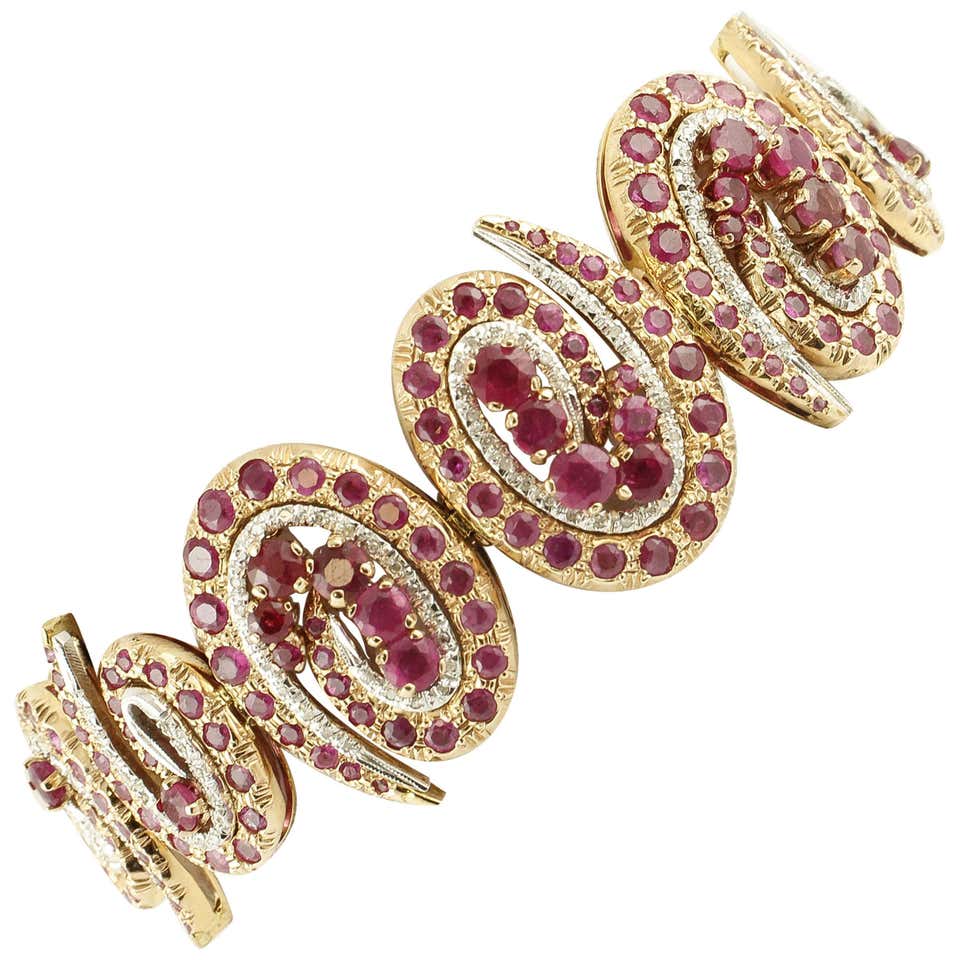 Graff Ruby Diamond Bracelet at 1stDibs