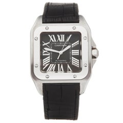 Cartier Santos 100 Stainless Steel W20134X8 Wristwatch