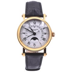 Patek Philippe 18 Karat Gold Retrograde Perpetual Calendar Watch Ref.5059J