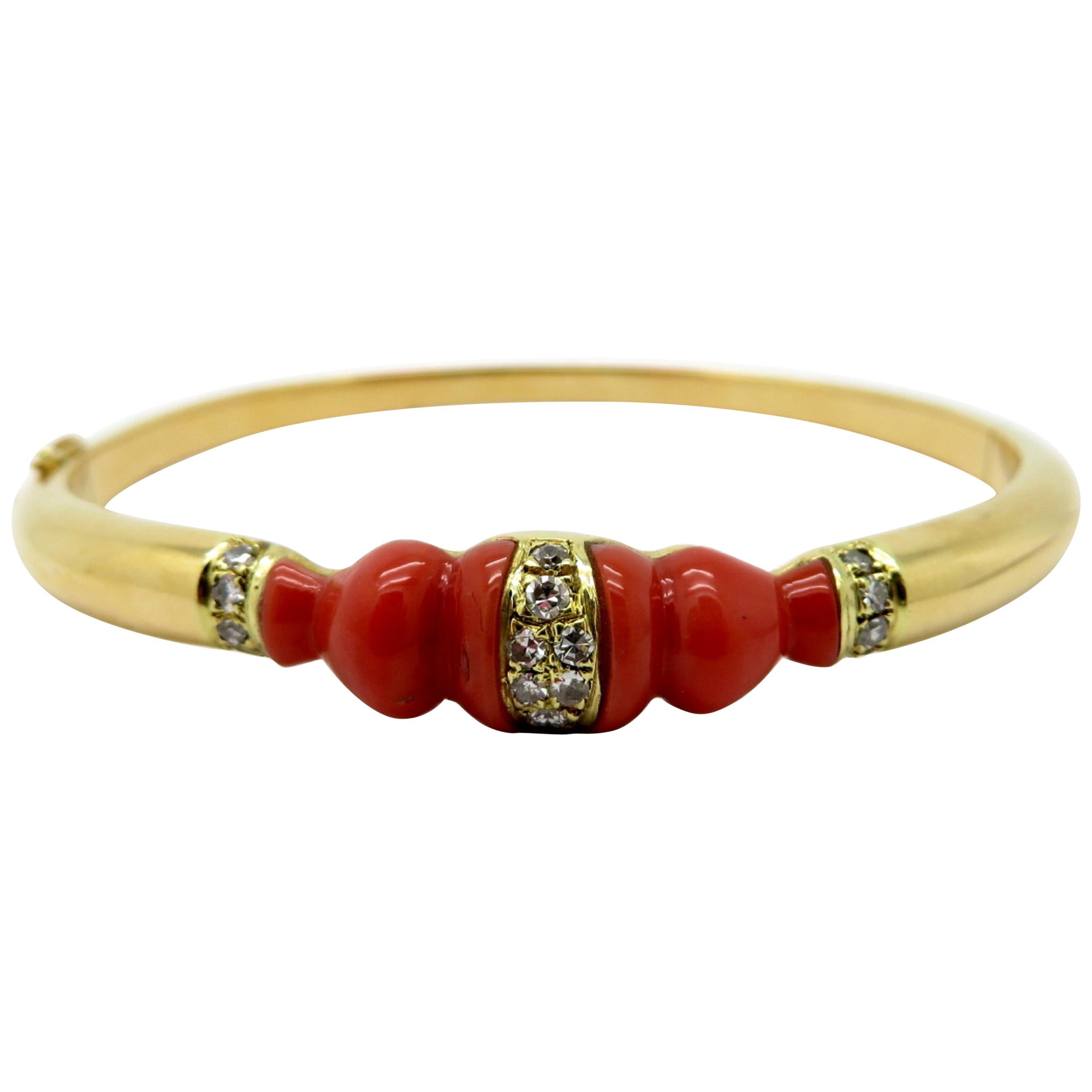 Antique Coral Bracelets 284 For Sale at 1stdibs