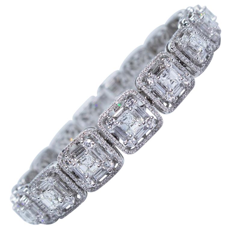 3-Stone Baguette Diamond Ring 1/2 Cttw 14K White Gold