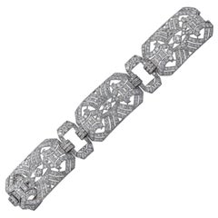 Art Deco 20 Carat Diamond Bracelet