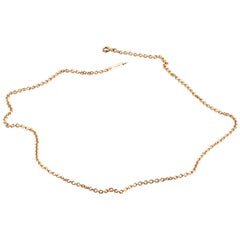 Van Cleef & Arpels 18 Karat Yellow Gold Cable Chain