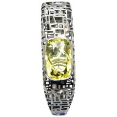 TFS by Roberto Coin Black Silver Bracelet with Lemon Quartz