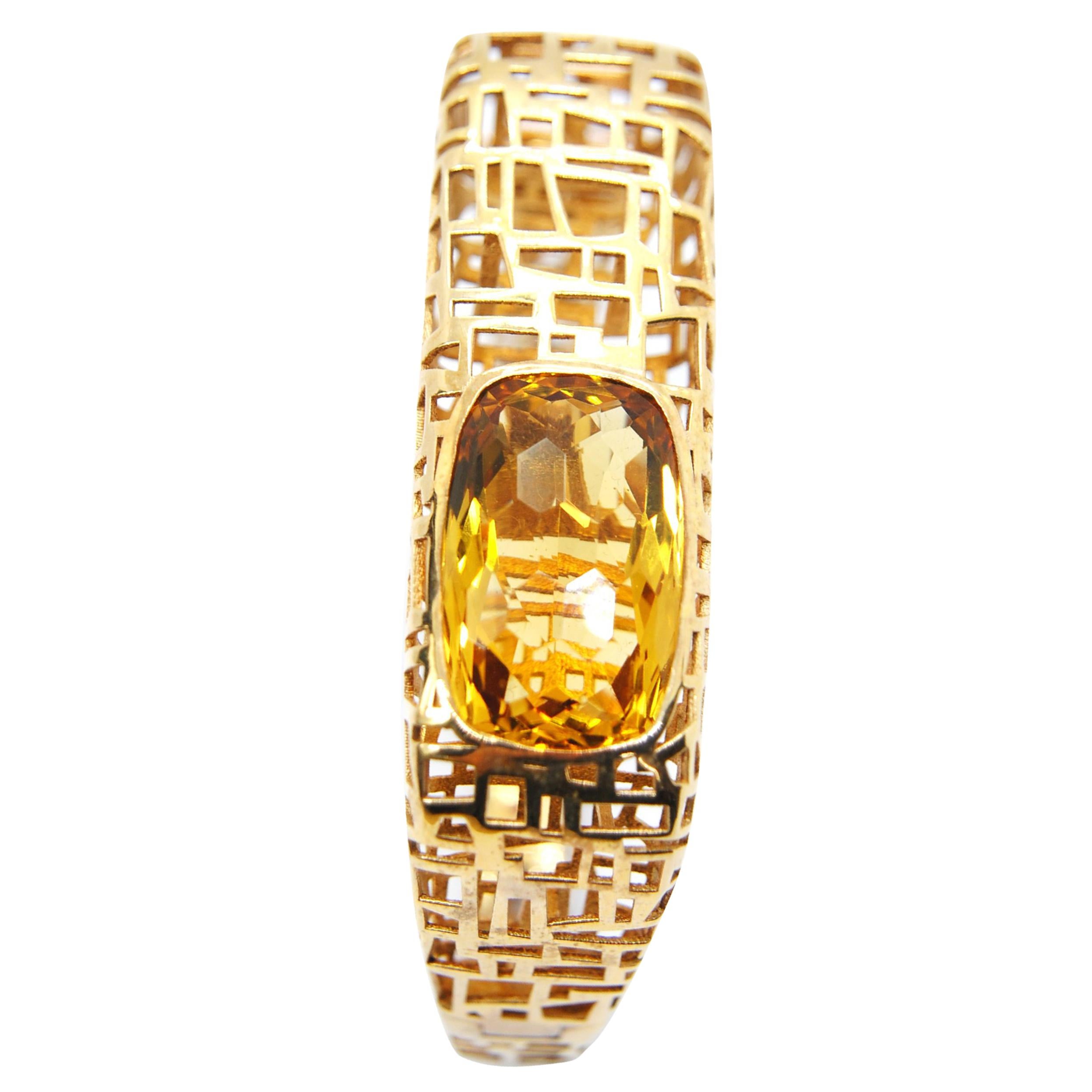 TFS by Roberto Coin Gold-Plated Silver Bracelet with Oval Citrine