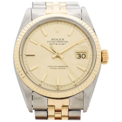Vintage Rolex Datejust Reference 1601 Two-Tone Watch, 1967