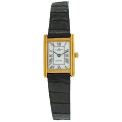 Ladies Baume & Mercier Lady 18505 18 Karat Solid Yellow Gold Quartz Watch