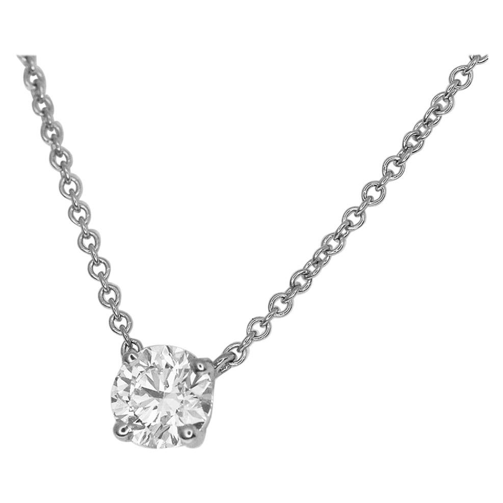 0.50 Carat Diamond Solitaire Pendant 