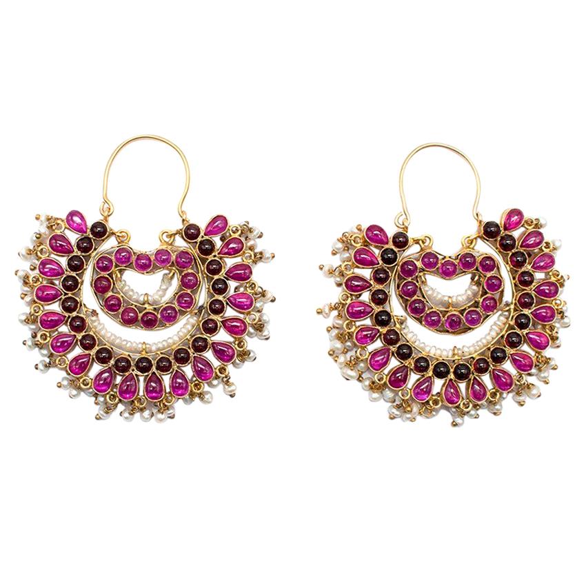 Amrapali Pearl-Cluster Embellished Earrings