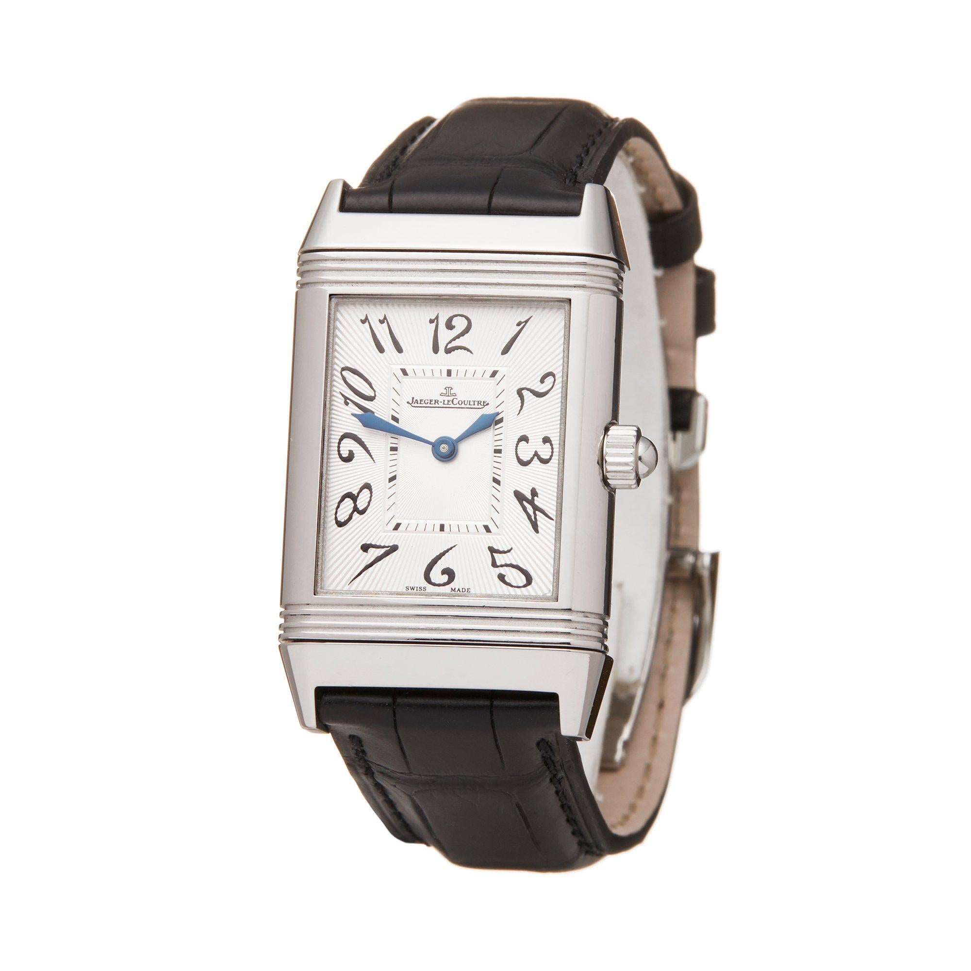 Jaeger-LeCoultre Reverso Duetto Stainless Steel 256.8.75 Wristwatch